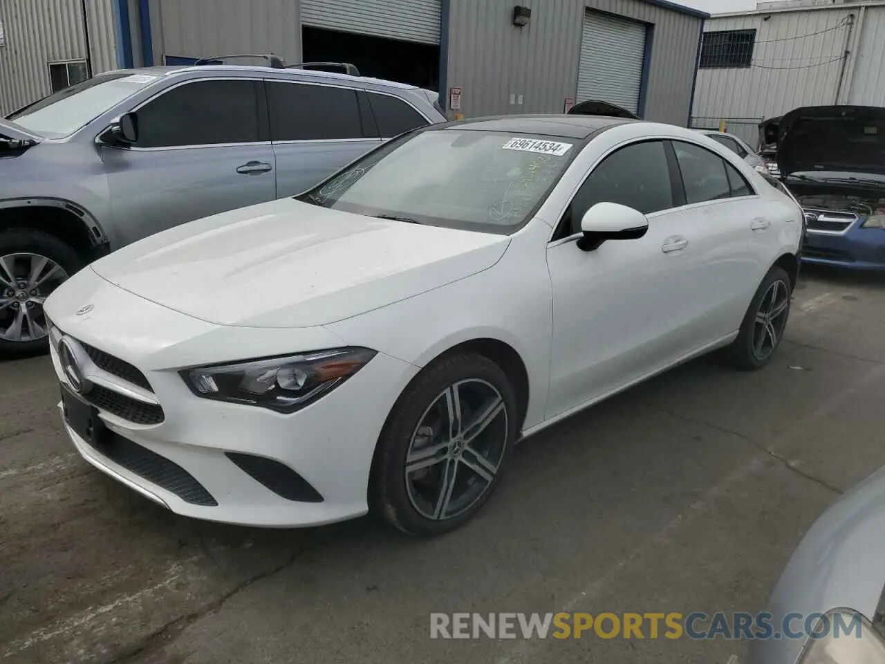 1 Photograph of a damaged car W1K5J4GB3PN354115 MERCEDES-BENZ CLA-CLASS 2023