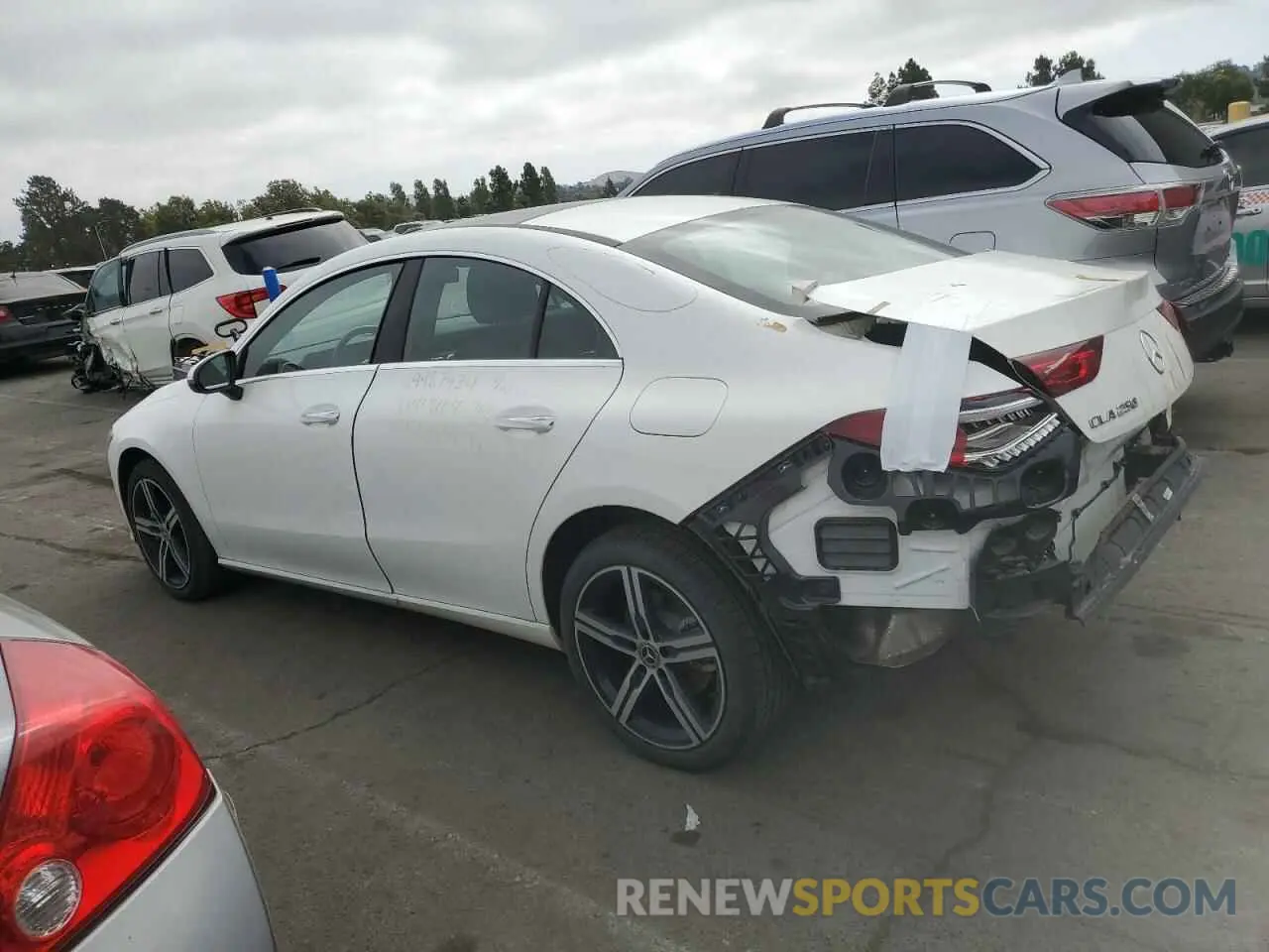2 Photograph of a damaged car W1K5J4GB3PN354115 MERCEDES-BENZ CLA-CLASS 2023