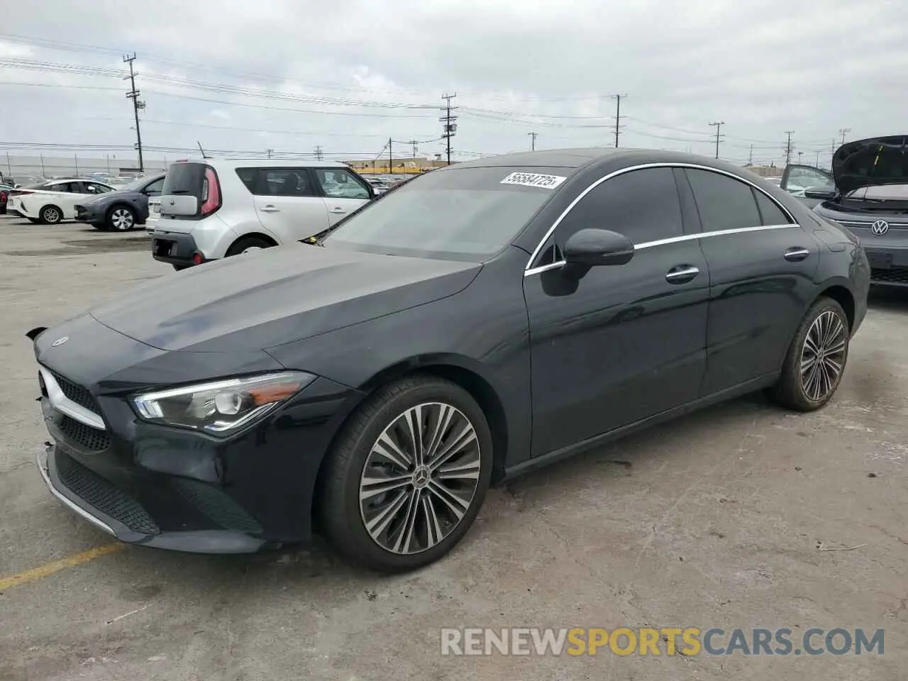 1 Photograph of a damaged car W1K5J4GB3PN406746 MERCEDES-BENZ CLA-CLASS 2023