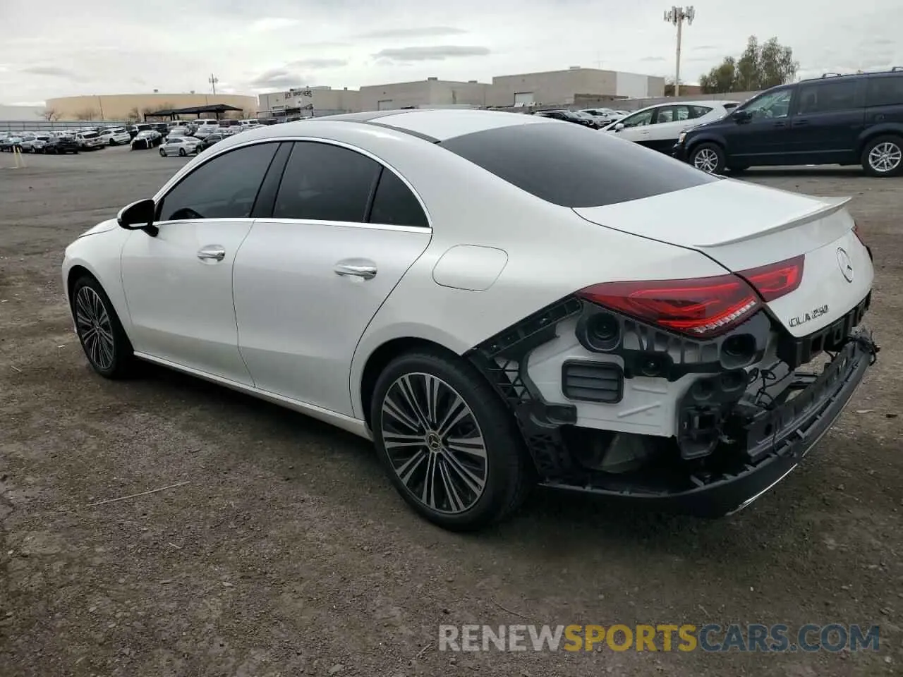 2 Photograph of a damaged car W1K5J4GB4PN362160 MERCEDES-BENZ CLA-CLASS 2023