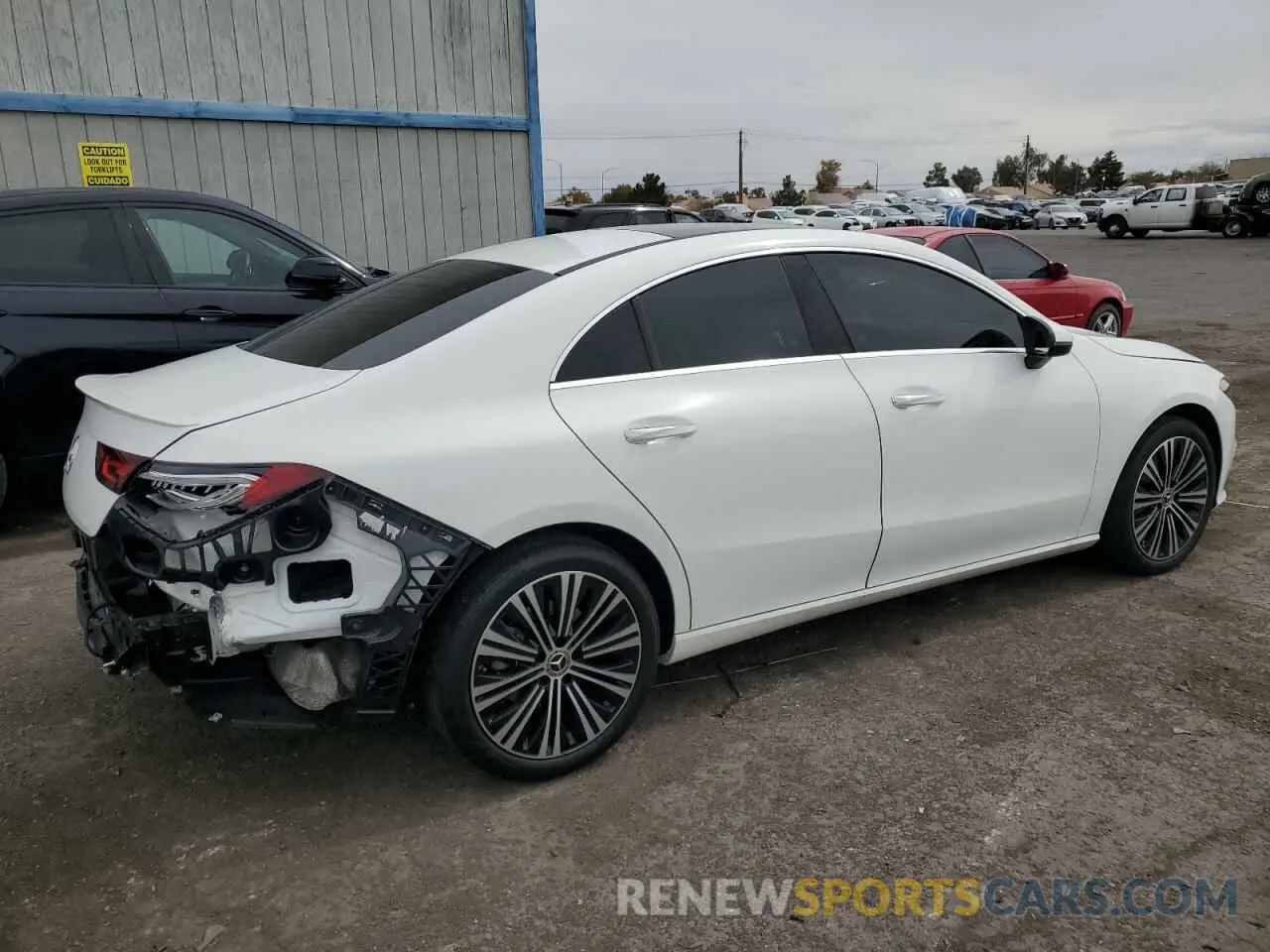 3 Photograph of a damaged car W1K5J4GB4PN362160 MERCEDES-BENZ CLA-CLASS 2023