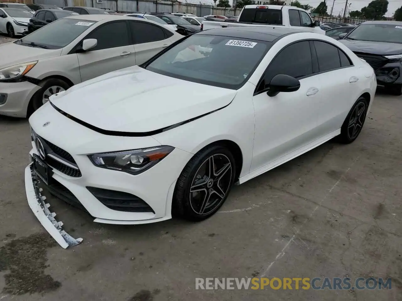 1 Photograph of a damaged car W1K5J4GB7PN385285 MERCEDES-BENZ CLA-CLASS 2023