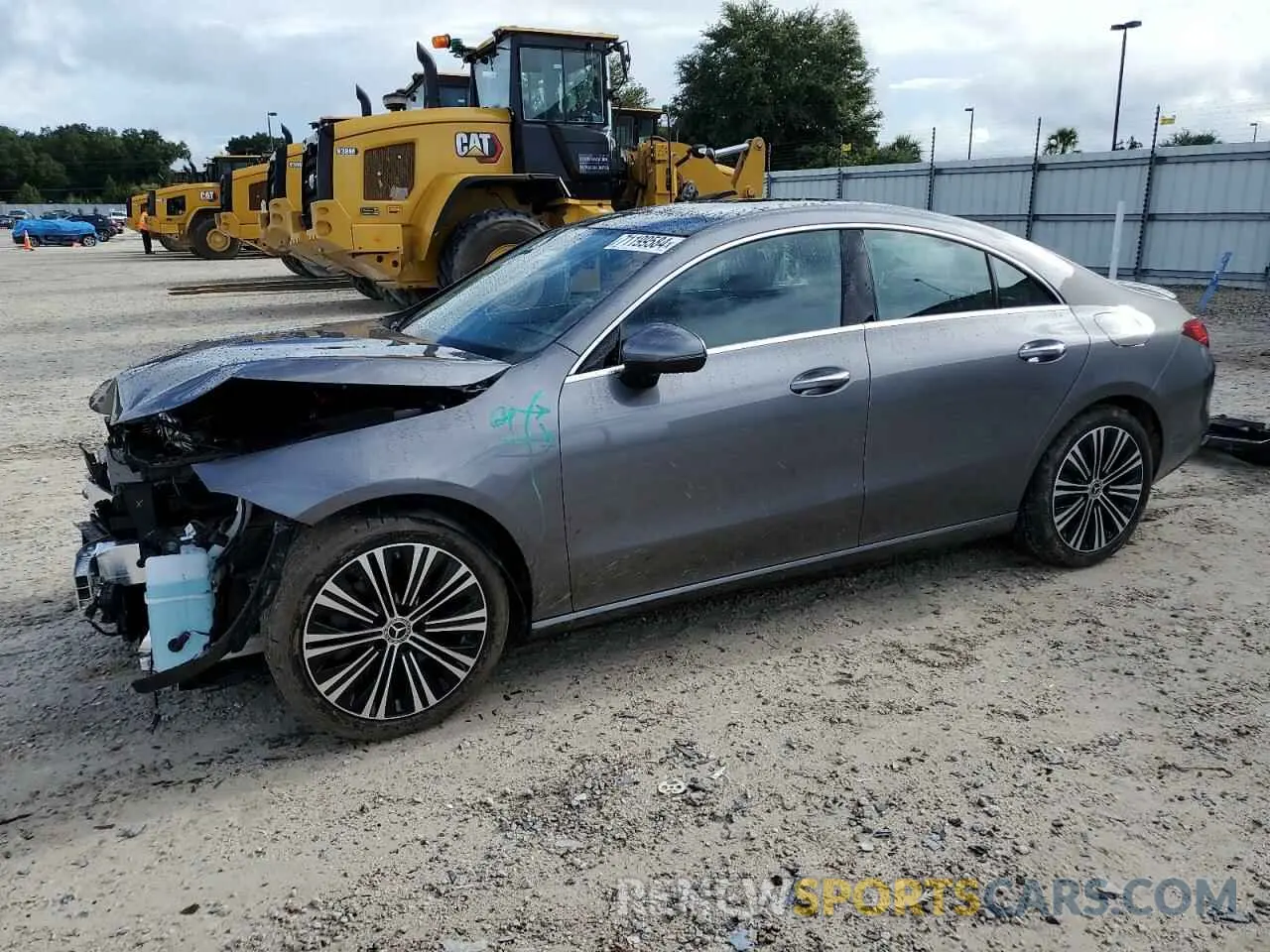 1 Photograph of a damaged car W1K5J4GB7PN424120 MERCEDES-BENZ CLA-CLASS 2023