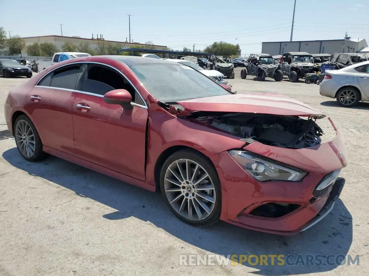 4 Photograph of a damaged car W1K5J4GB9PN330675 MERCEDES-BENZ CLA-CLASS 2023