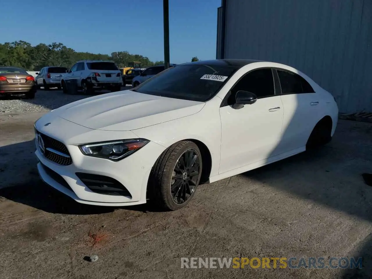 1 Photograph of a damaged car W1K5J4GBXPN392036 MERCEDES-BENZ CLA-CLASS 2023