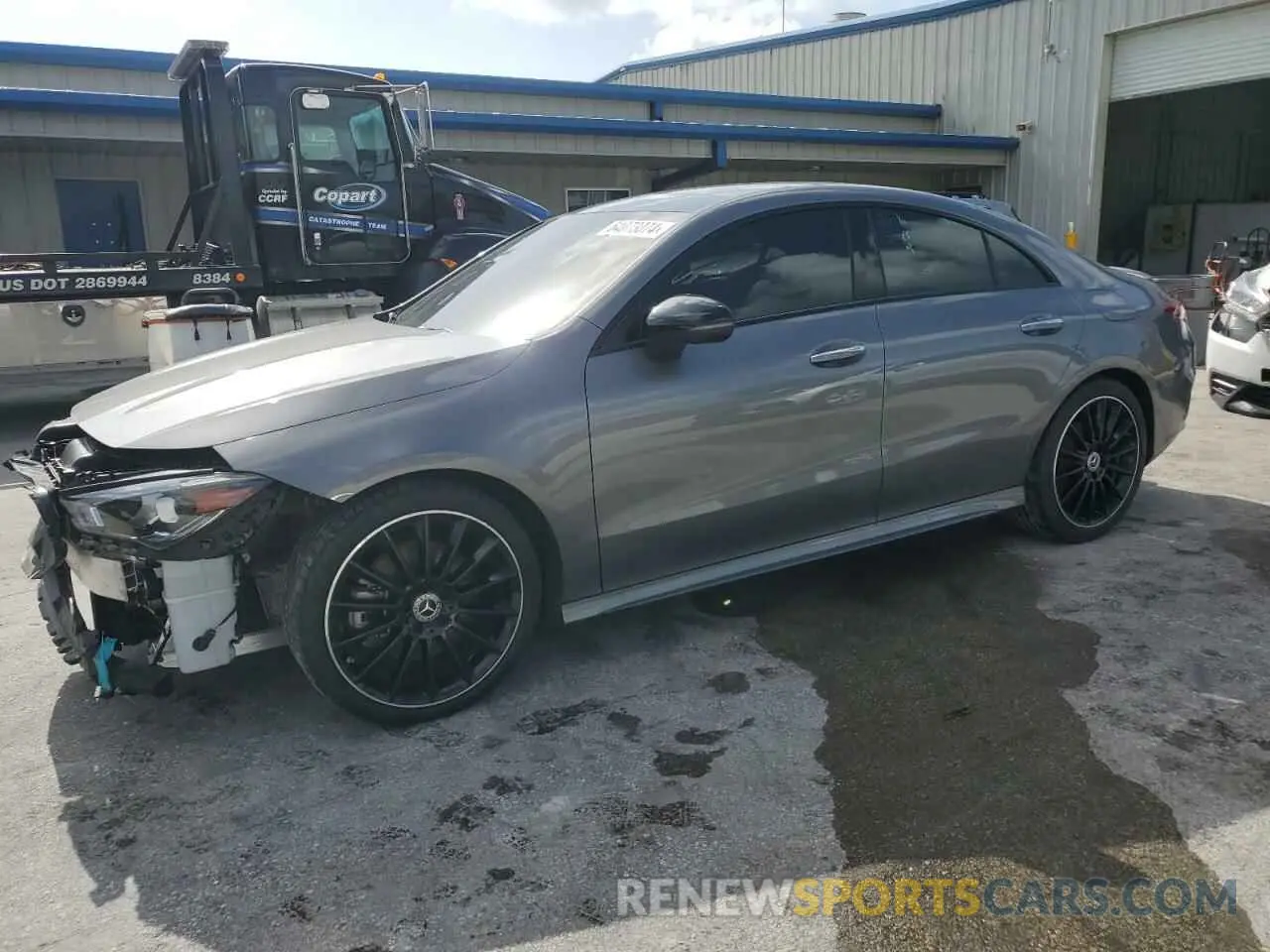 1 Photograph of a damaged car W1K5J4GBXPN416352 MERCEDES-BENZ CLA-CLASS 2023