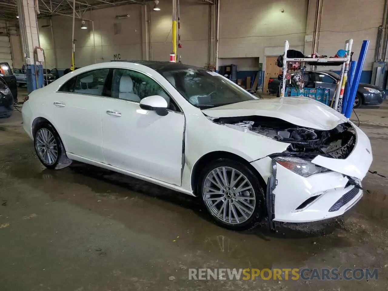 4 Photograph of a damaged car W1K5J4HB0PN329851 MERCEDES-BENZ CLA-CLASS 2023