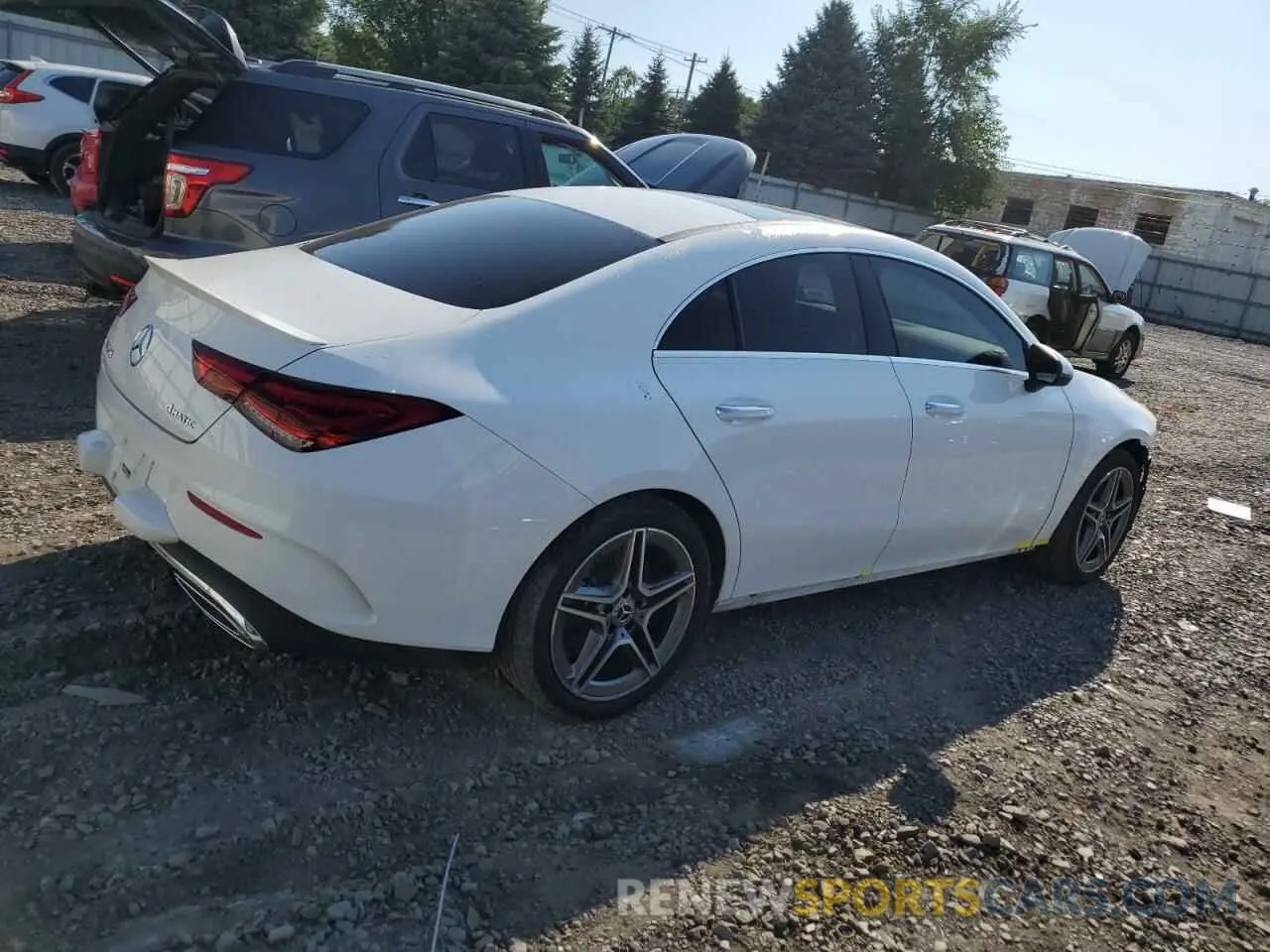3 Photograph of a damaged car W1K5J4HB0PN333043 MERCEDES-BENZ CLA-CLASS 2023