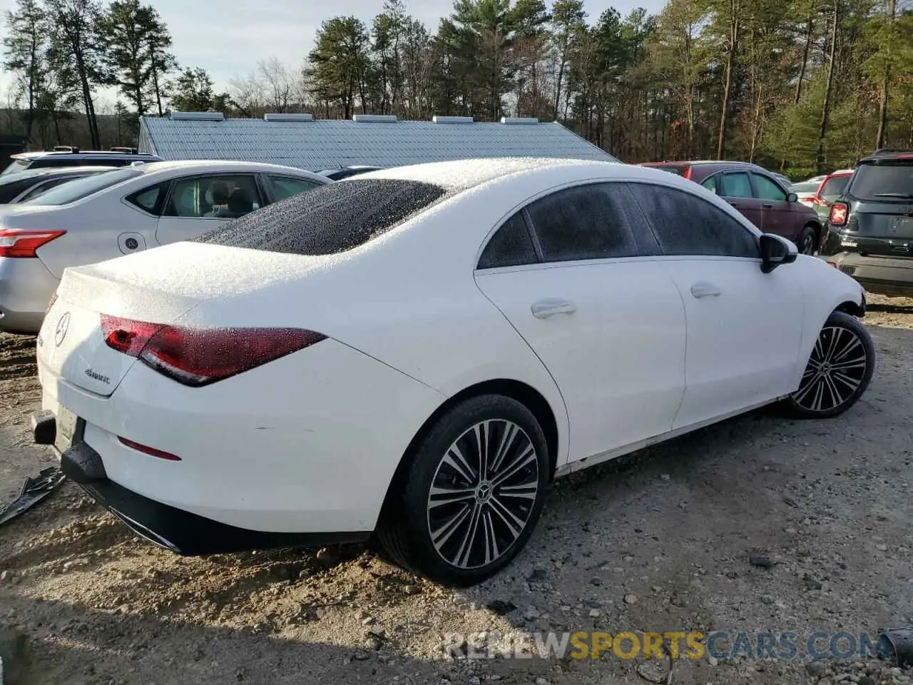 3 Photograph of a damaged car W1K5J4HB1PN415041 MERCEDES-BENZ CLA-CLASS 2023