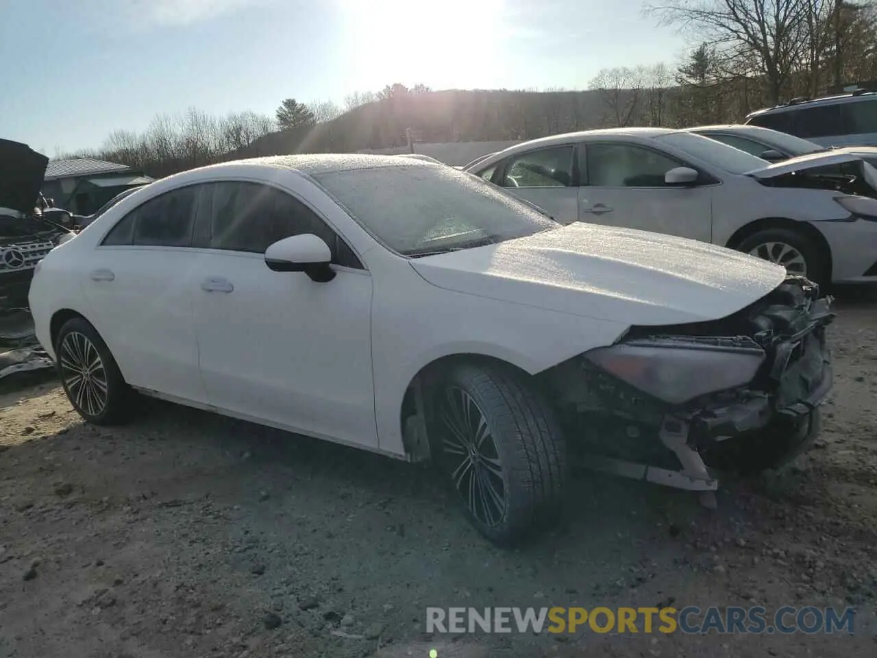 4 Photograph of a damaged car W1K5J4HB1PN415041 MERCEDES-BENZ CLA-CLASS 2023