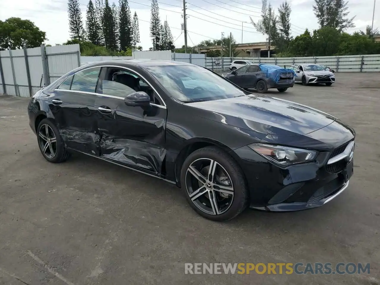 4 Photograph of a damaged car W1K5J4HB2PN338227 MERCEDES-BENZ CLA-CLASS 2023
