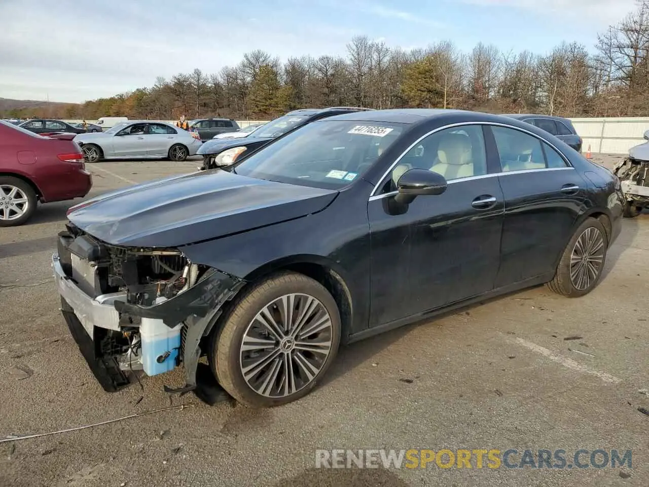 1 Photograph of a damaged car W1K5J4HB8PN408488 MERCEDES-BENZ CLA-CLASS 2023