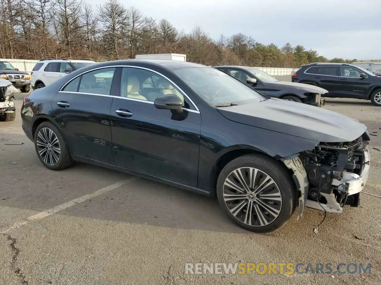 4 Photograph of a damaged car W1K5J4HB8PN408488 MERCEDES-BENZ CLA-CLASS 2023