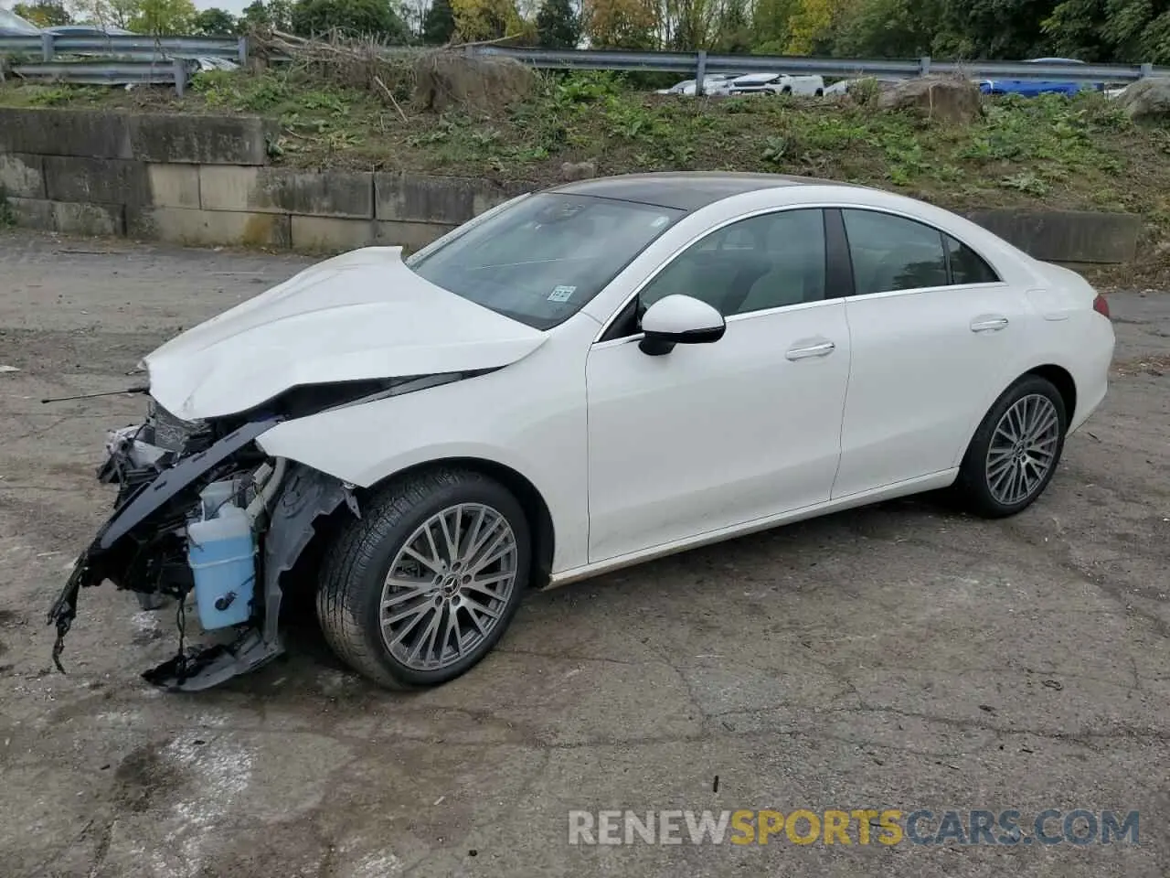 1 Photograph of a damaged car W1K5J4HBXPN328352 MERCEDES-BENZ CLA-CLASS 2023