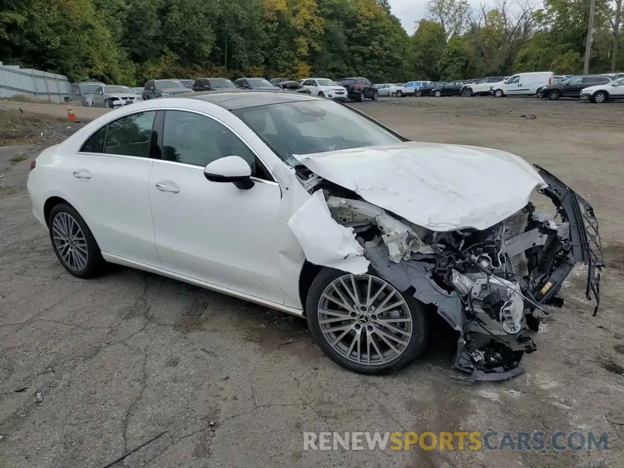 4 Photograph of a damaged car W1K5J4HBXPN328352 MERCEDES-BENZ CLA-CLASS 2023
