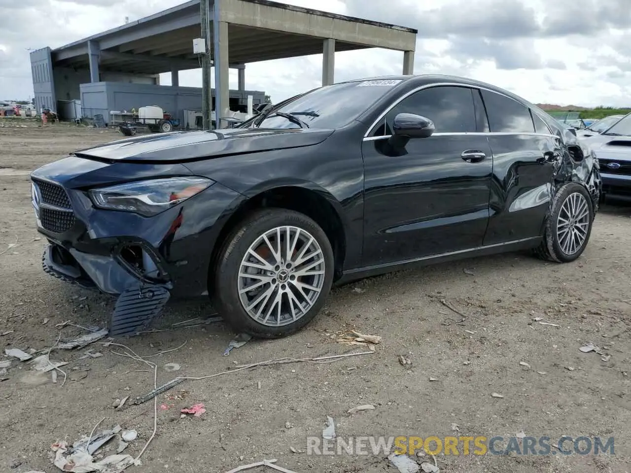 1 Photograph of a damaged car W1K5J4GB7RN443916 MERCEDES-BENZ CLA-CLASS 2024