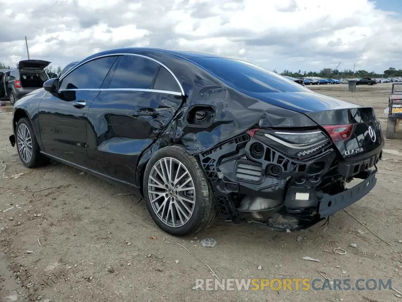 2 Photograph of a damaged car W1K5J4GB7RN443916 MERCEDES-BENZ CLA-CLASS 2024
