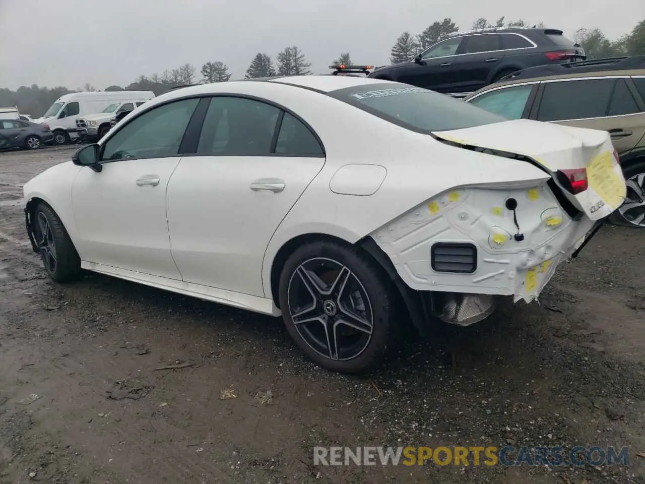2 Photograph of a damaged car W1K5J4HB5RN454928 MERCEDES-BENZ CLA-CLASS 2024