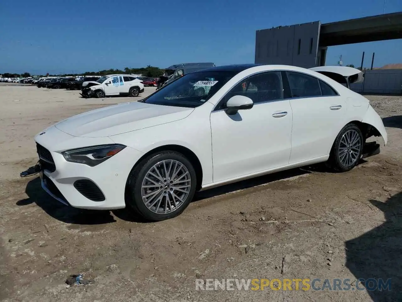 1 Photograph of a damaged car W1K5J4GB4SN522417 MERCEDES-BENZ CLA-CLASS 2025