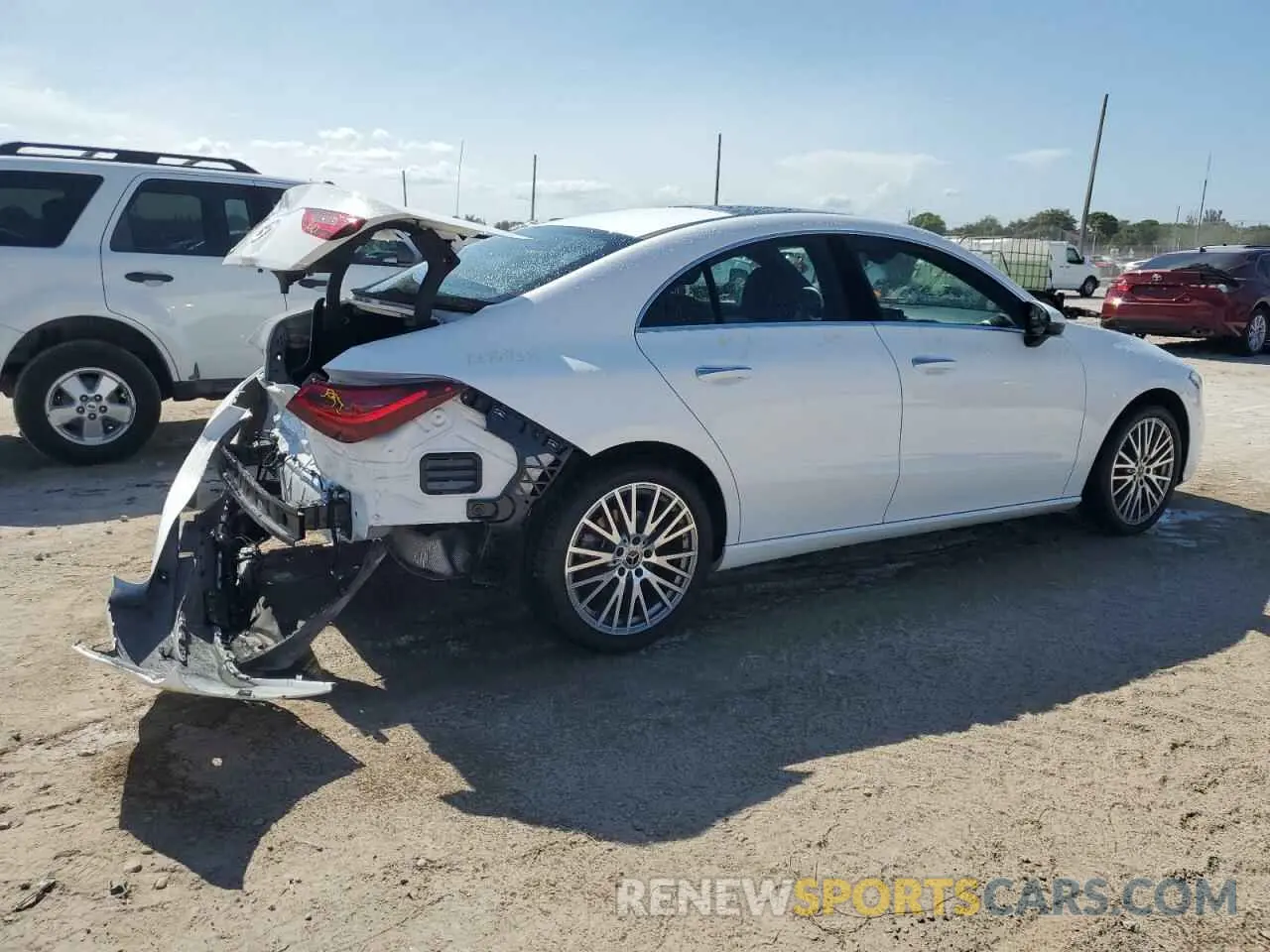 3 Photograph of a damaged car W1K5J4GB4SN522417 MERCEDES-BENZ CLA-CLASS 2025
