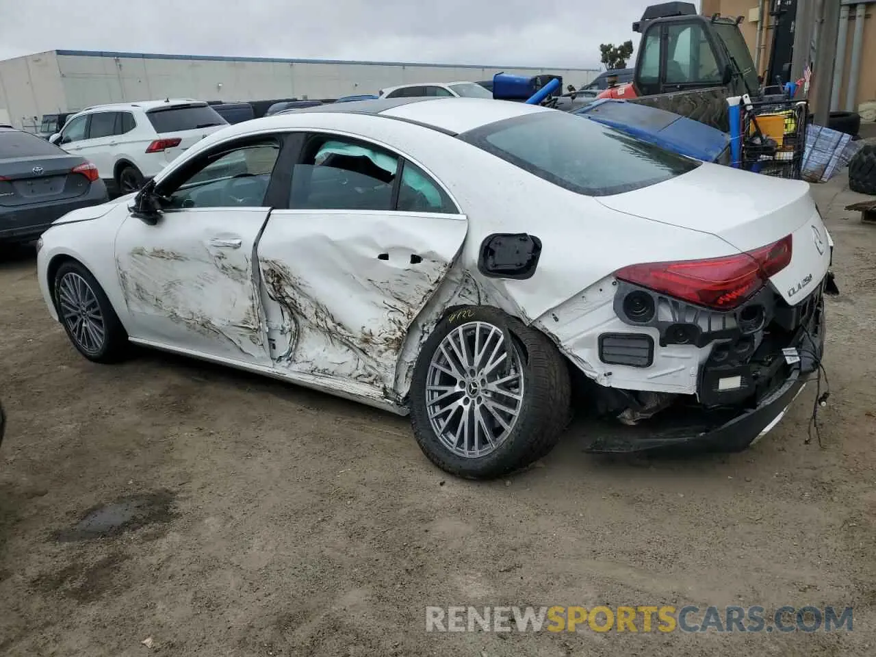 2 Photograph of a damaged car W1K5J4GB5SN516545 MERCEDES-BENZ CLA-CLASS 2025