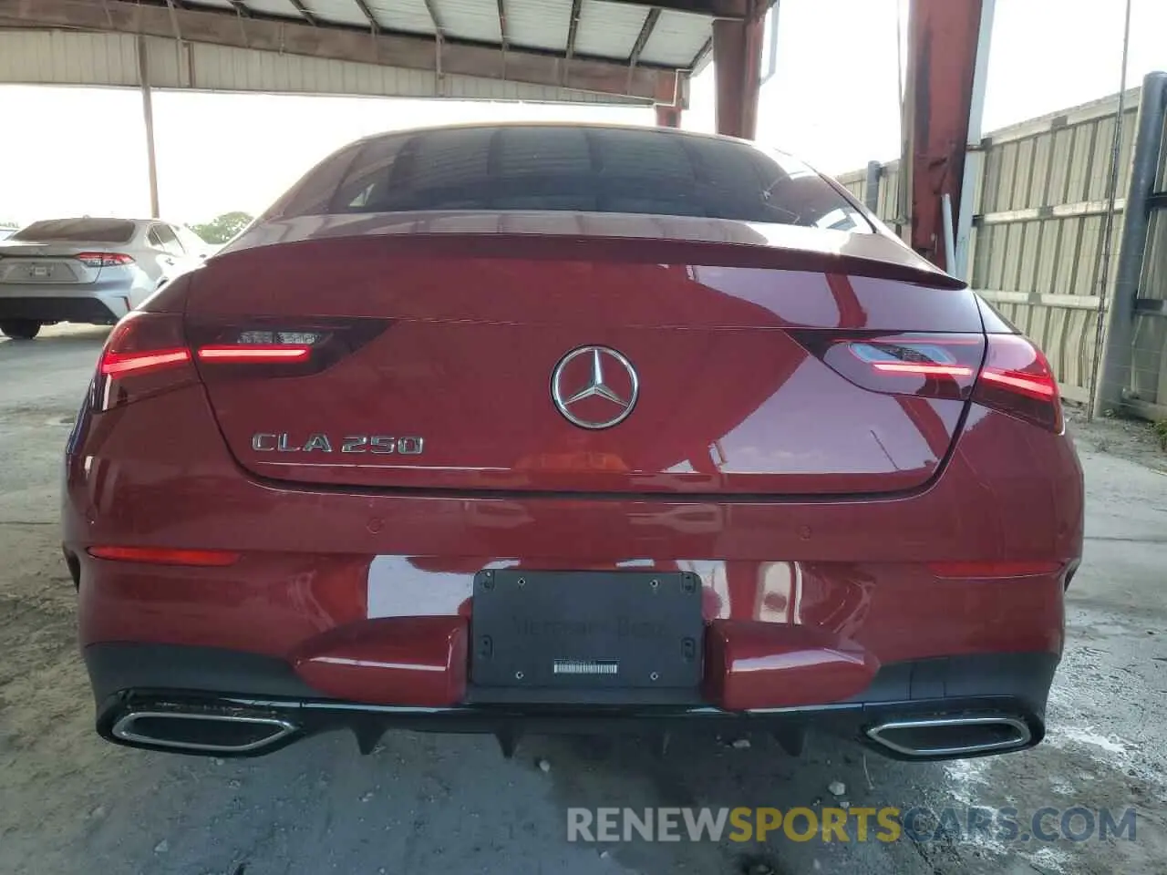 6 Photograph of a damaged car W1K5J4GB9SN481816 MERCEDES-BENZ CLA-CLASS 2025