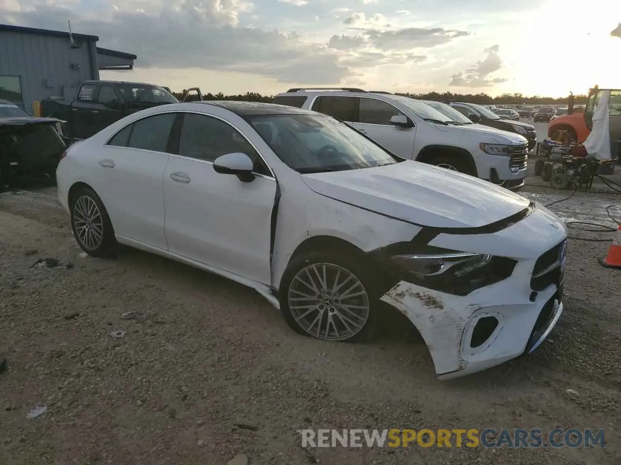 4 Photograph of a damaged car W1K5J4GB9SN521747 MERCEDES-BENZ CLA-CLASS 2025