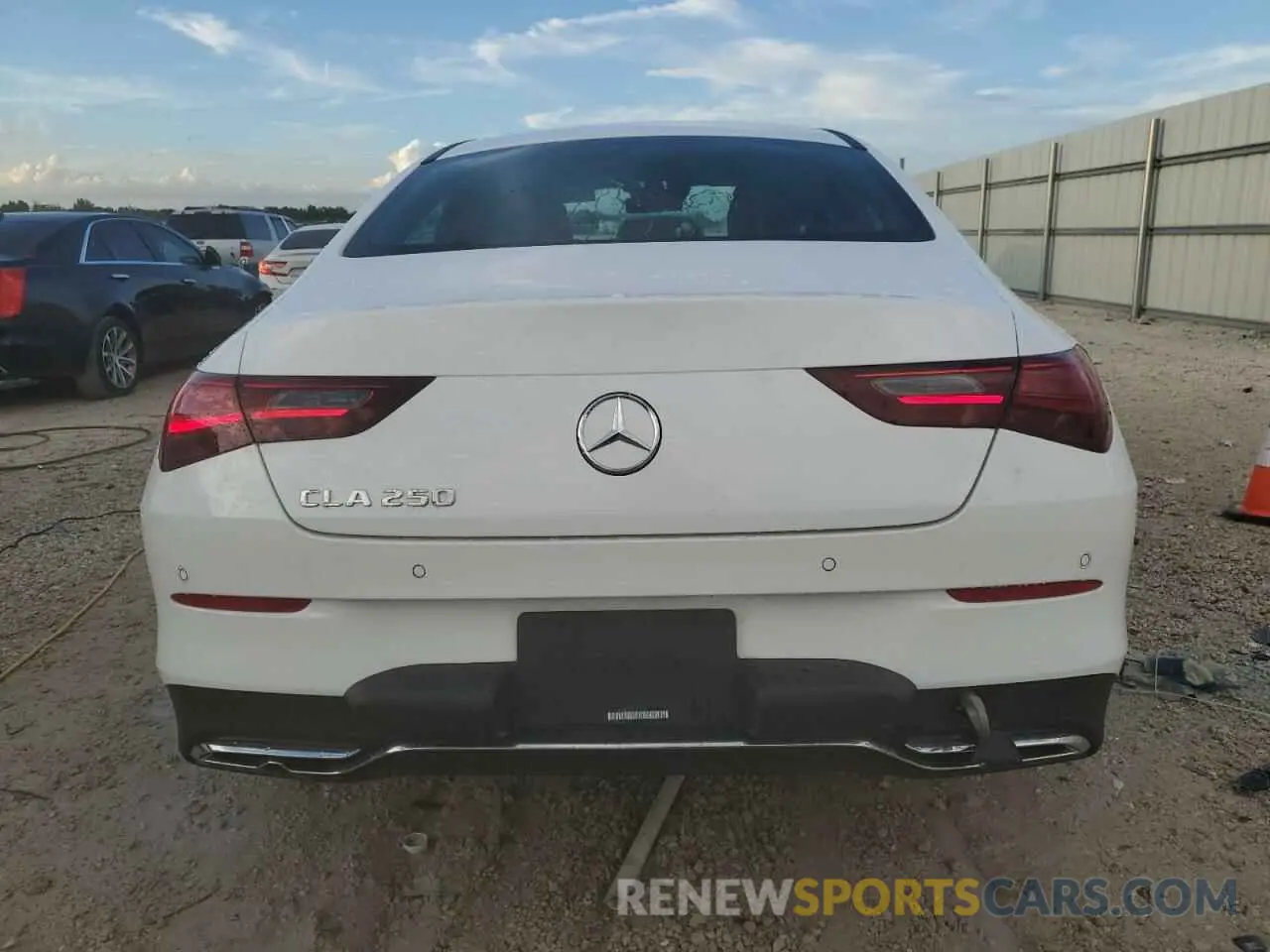 6 Photograph of a damaged car W1K5J4GB9SN521747 MERCEDES-BENZ CLA-CLASS 2025