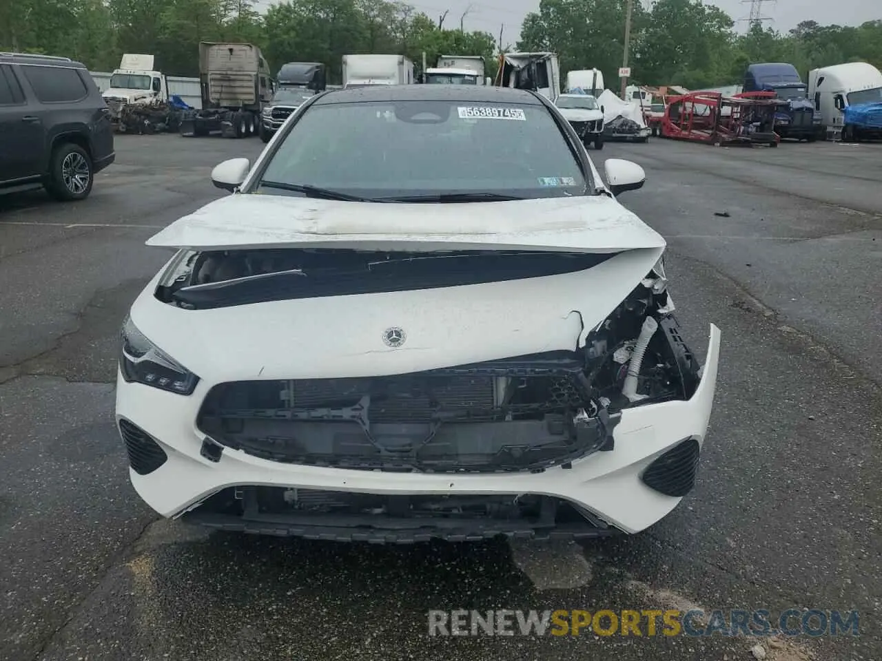 5 Photograph of a damaged car W1K5J4HB5SN511148 MERCEDES-BENZ CLA-CLASS 2025
