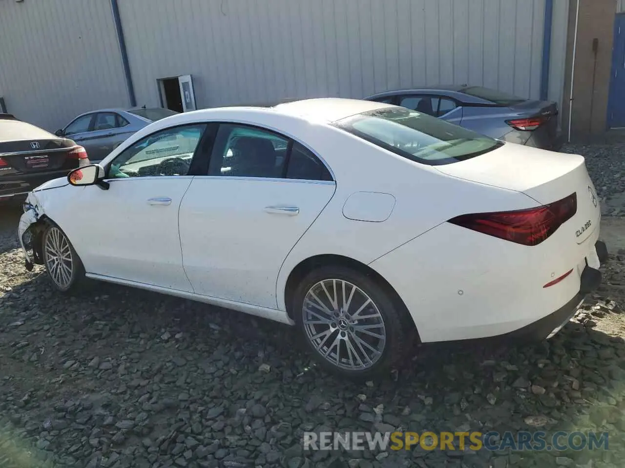 2 Photograph of a damaged car W1K5J4HB6SN508677 MERCEDES-BENZ CLA-CLASS 2025
