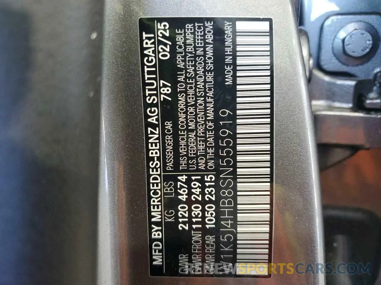 13 Photograph of a damaged car W1K5J4HB8SN555919 MERCEDES-BENZ CLA-CLASS 2025
