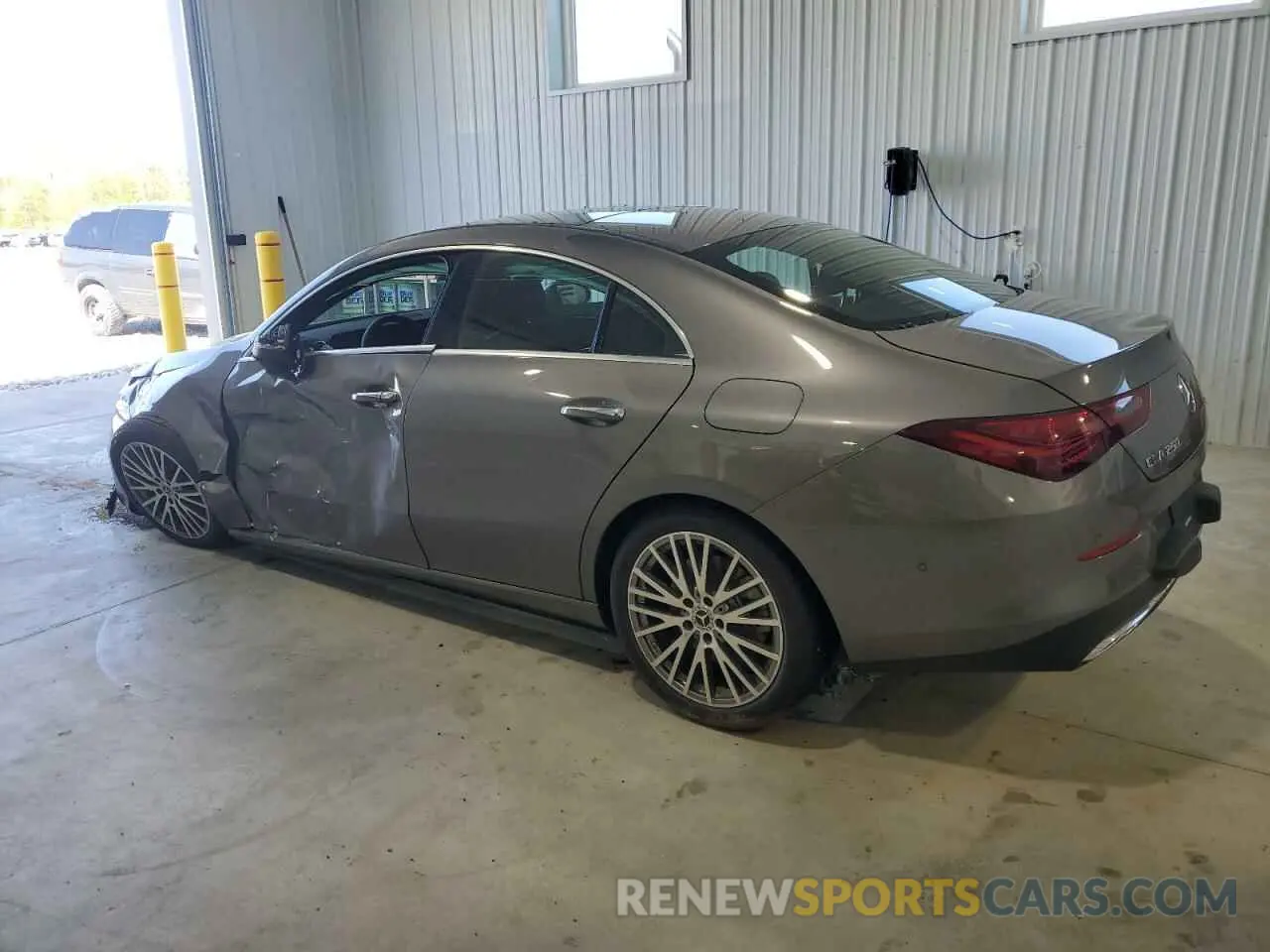 2 Photograph of a damaged car W1K5J4HB8SN555919 MERCEDES-BENZ CLA-CLASS 2025