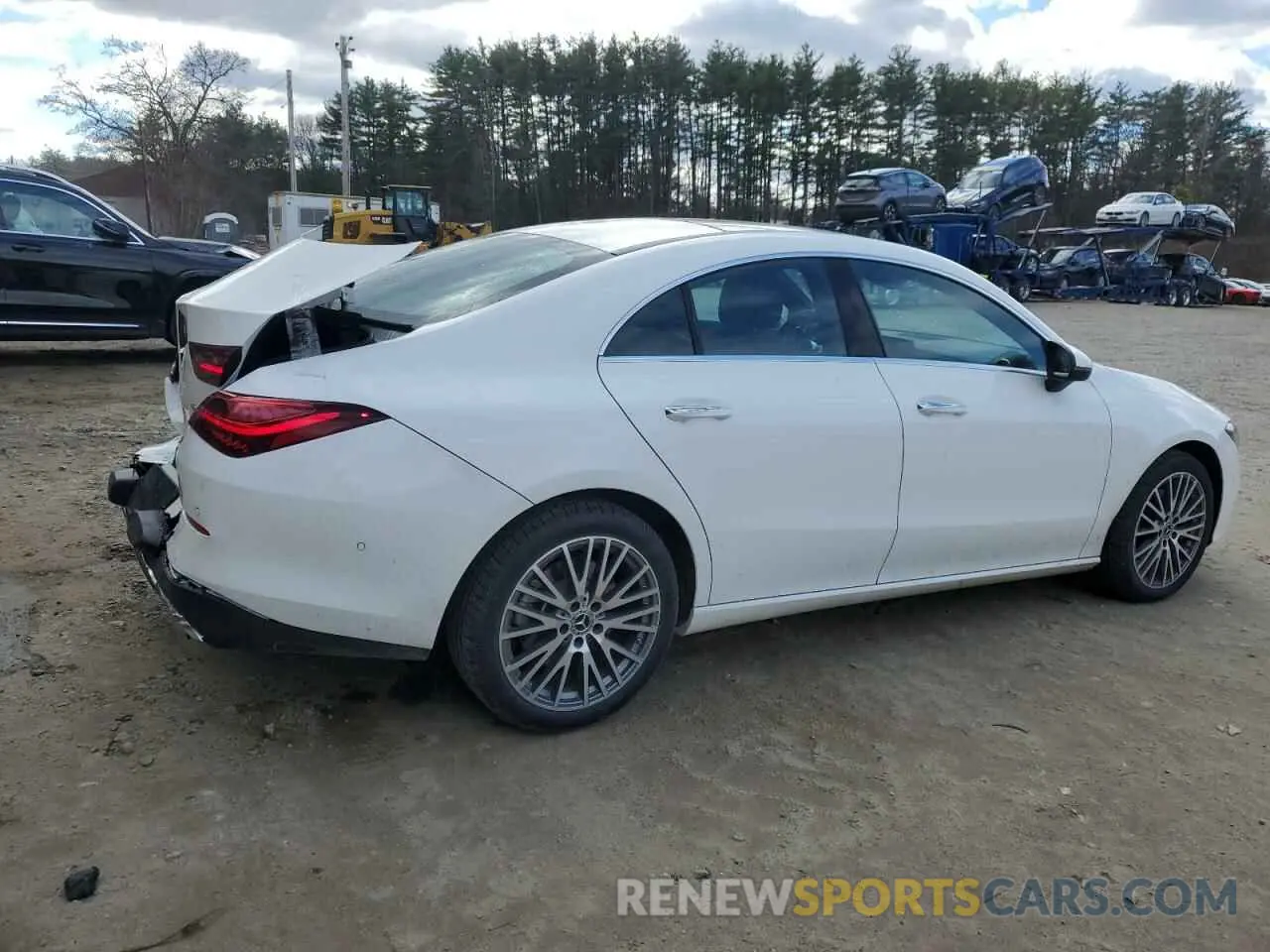 3 Photograph of a damaged car W1K5J4HB9SN513274 MERCEDES-BENZ CLA-CLASS 2025