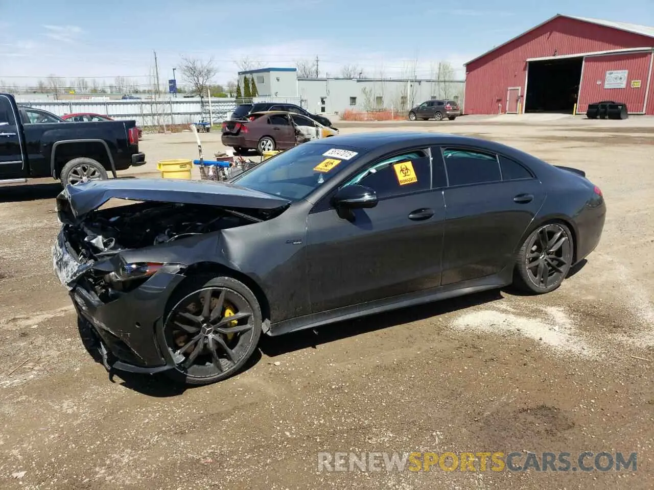 1 Photograph of a damaged car WDD2J6BBXKA039611 MERCEDES-BENZ CLC-CLASS 2019