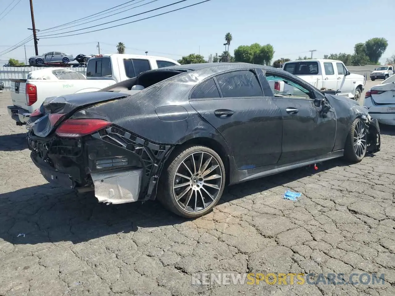 3 Photograph of a damaged car W1K2J5JB7MA090045 MERCEDES-BENZ CLC-CLASS 2021