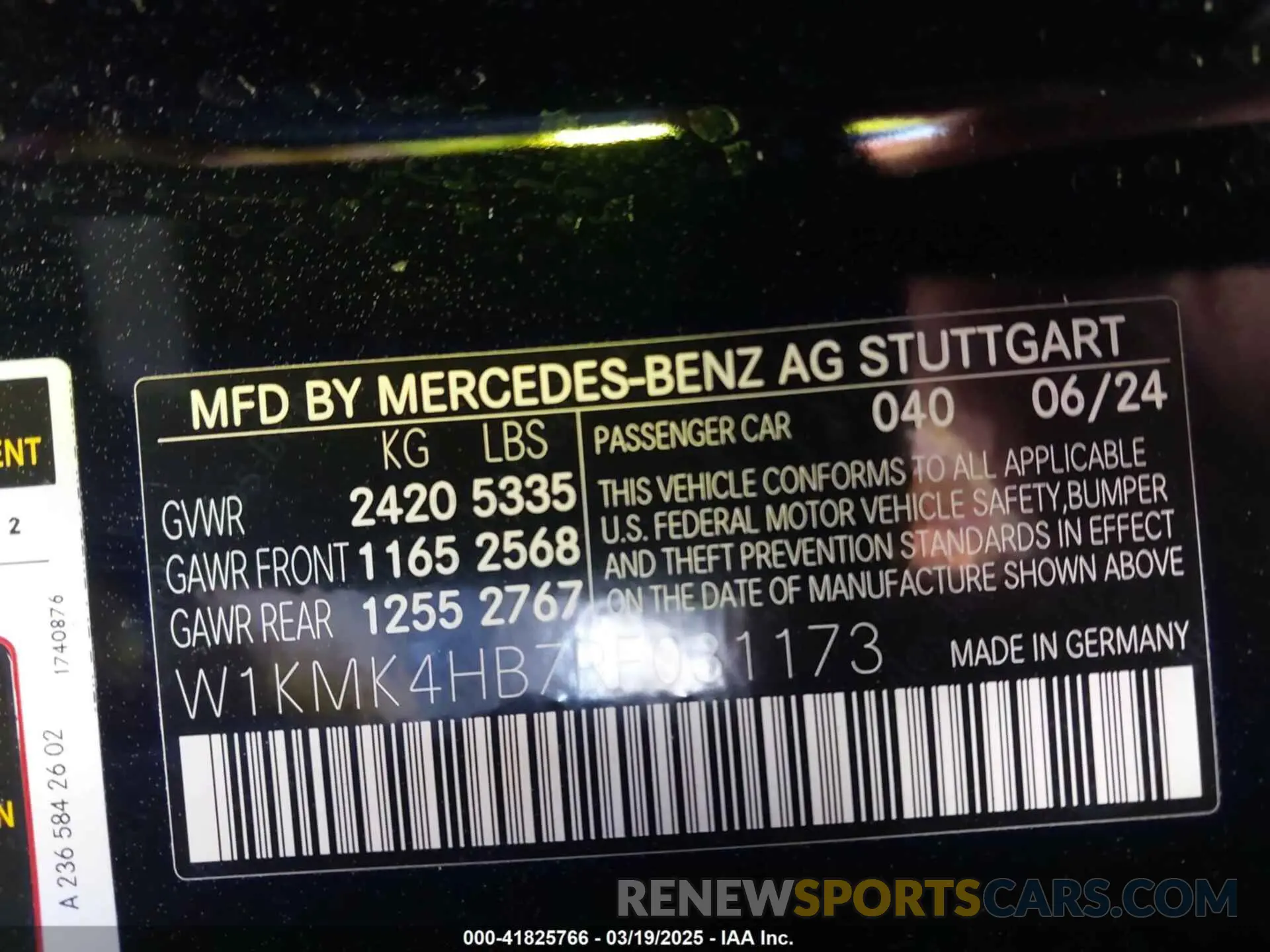 9 Photograph of a damaged car W1KMK4HB7RF031173 MERCEDES-BENZ CLE 300 2024
