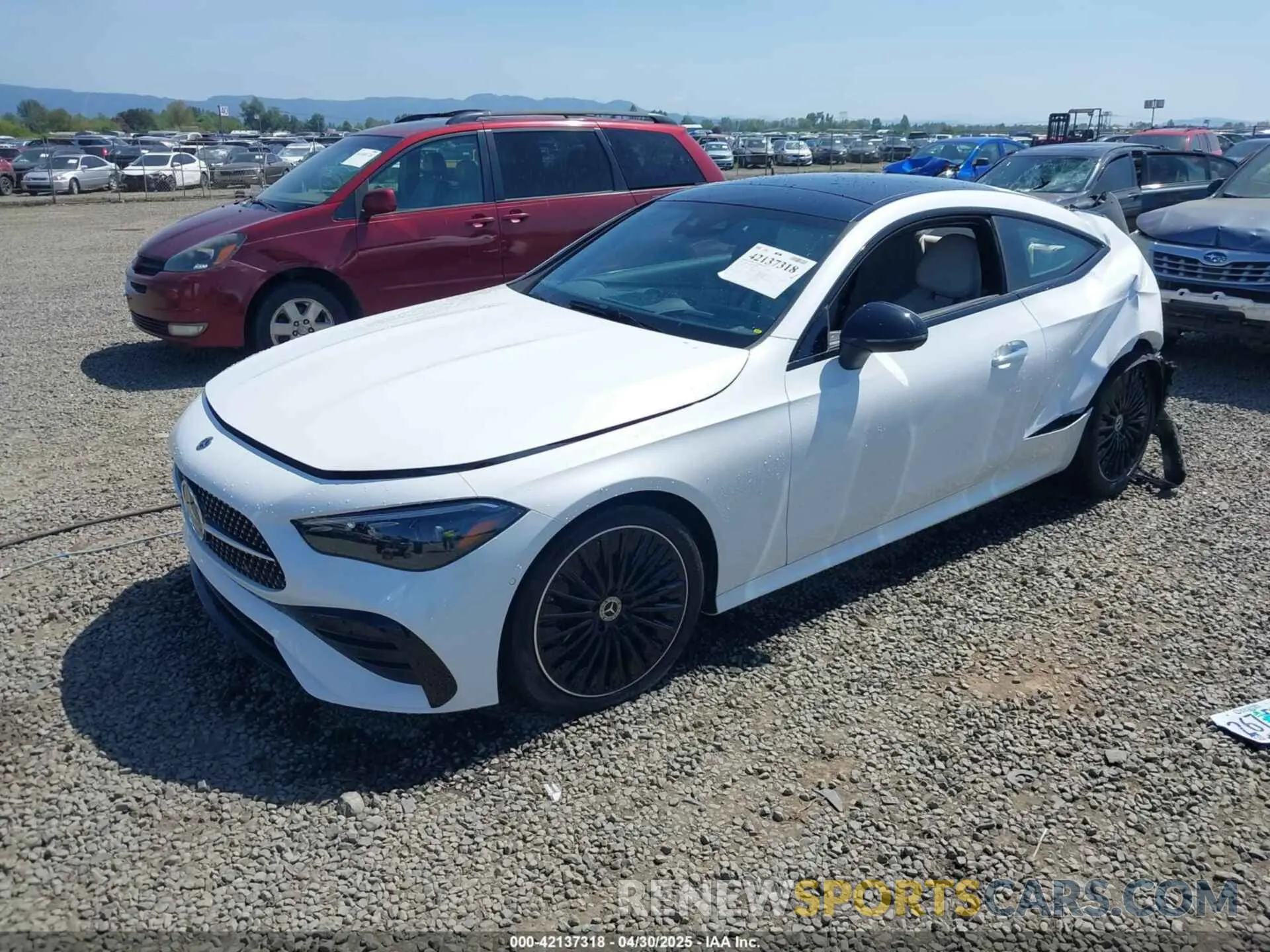 2 Photograph of a damaged car W1KMJ6BB6SF050696 MERCEDES-BENZ CLE 450 2025