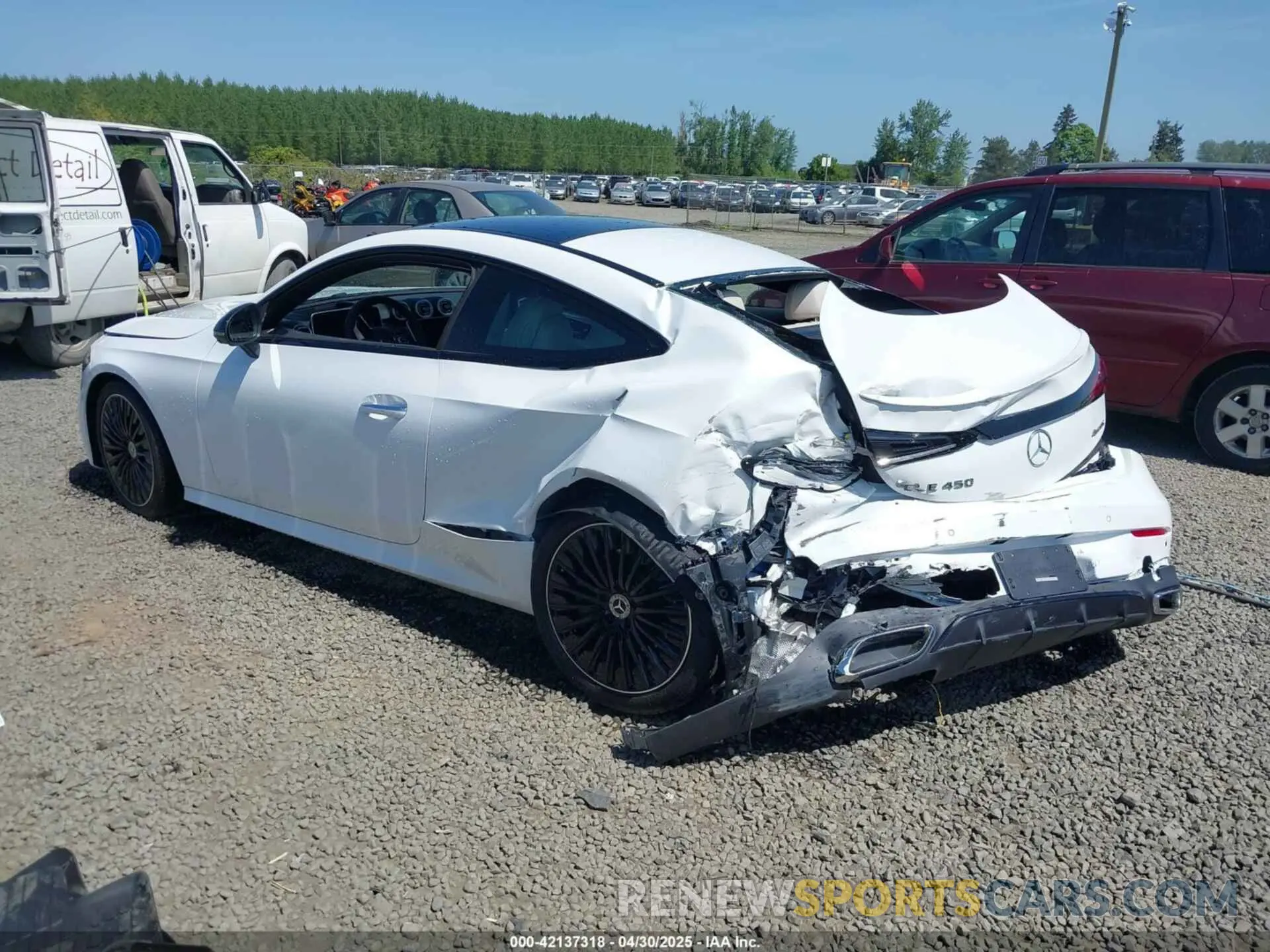 3 Photograph of a damaged car W1KMJ6BB6SF050696 MERCEDES-BENZ CLE 450 2025