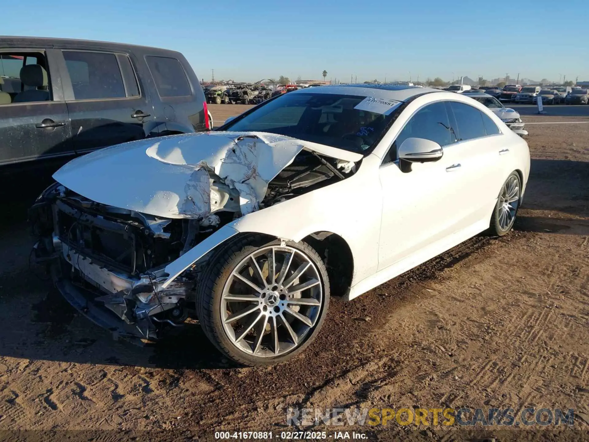 2 Photograph of a damaged car WDD2J5JBXKA033125 MERCEDES-BENZ CLS 450 2019