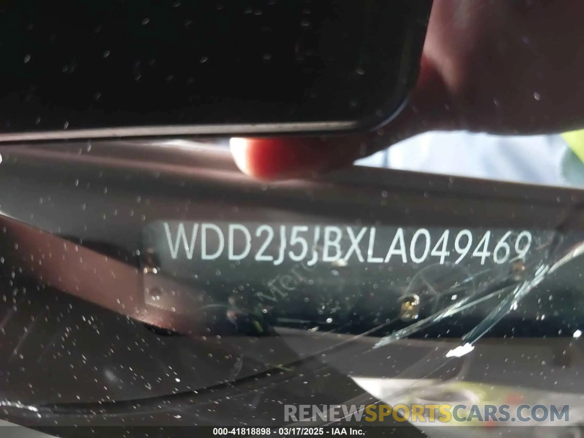 9 Photograph of a damaged car WDD2J5JBXLA049469 MERCEDES-BENZ CLS 450 2020