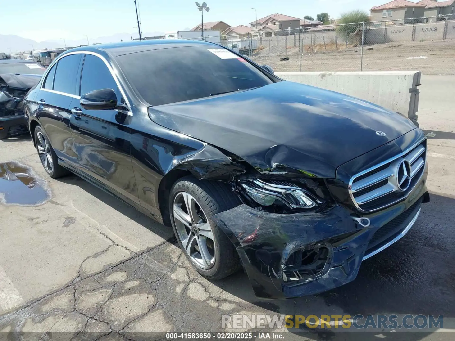 1 Photograph of a damaged car WDDZF4JBXKA549463 MERCEDES-BENZ E 300 2019