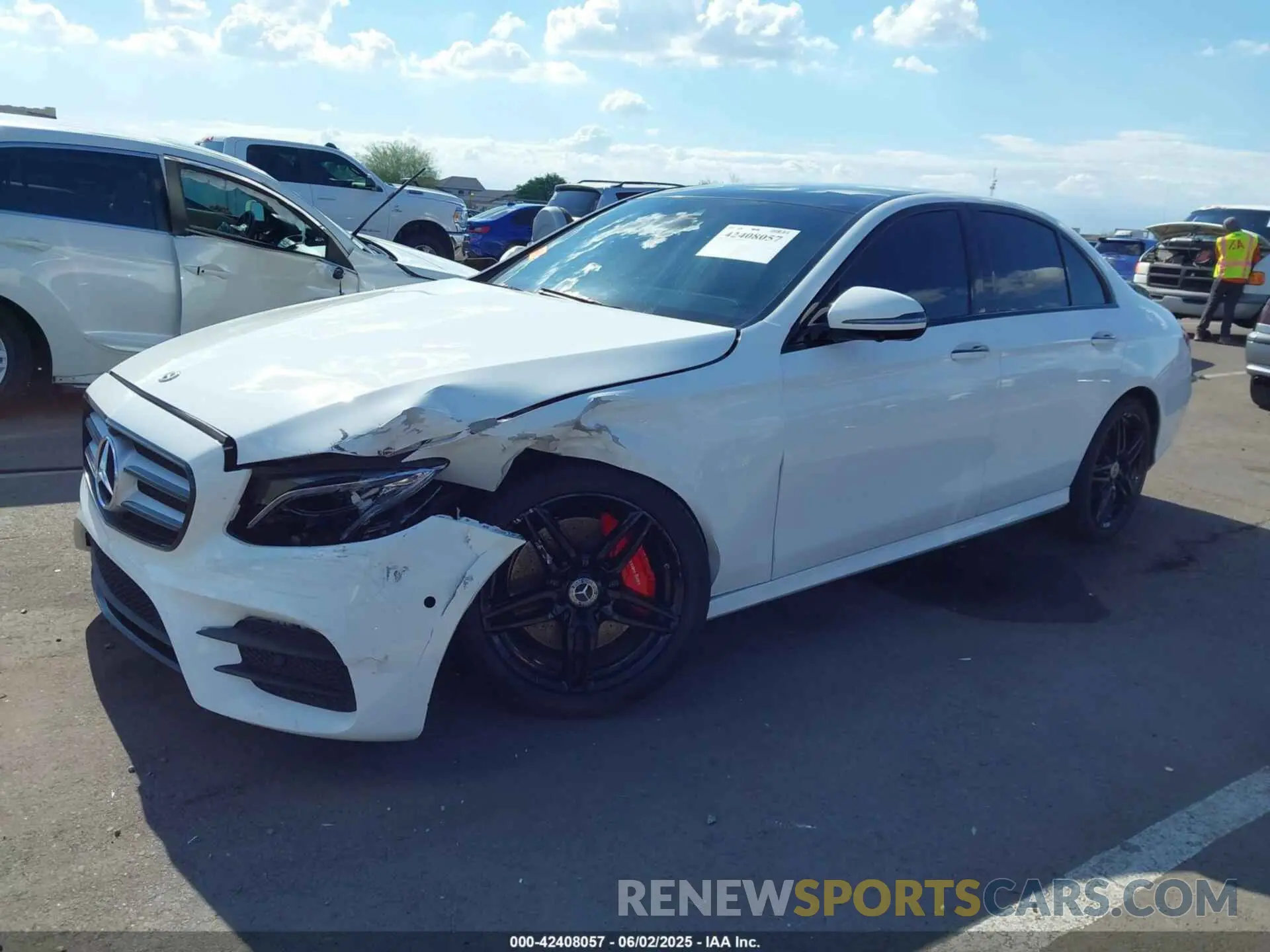 6 Photograph of a damaged car W1KZF8DB0LA812581 MERCEDES-BENZ E 350 2020