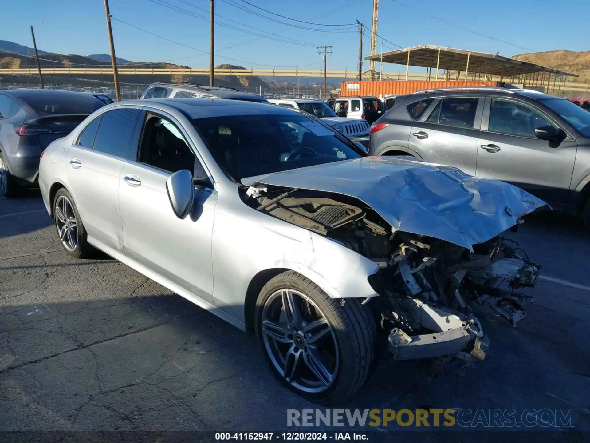1 Photograph of a damaged car WDDZF8DBXLA709698 MERCEDES-BENZ E 350 2020