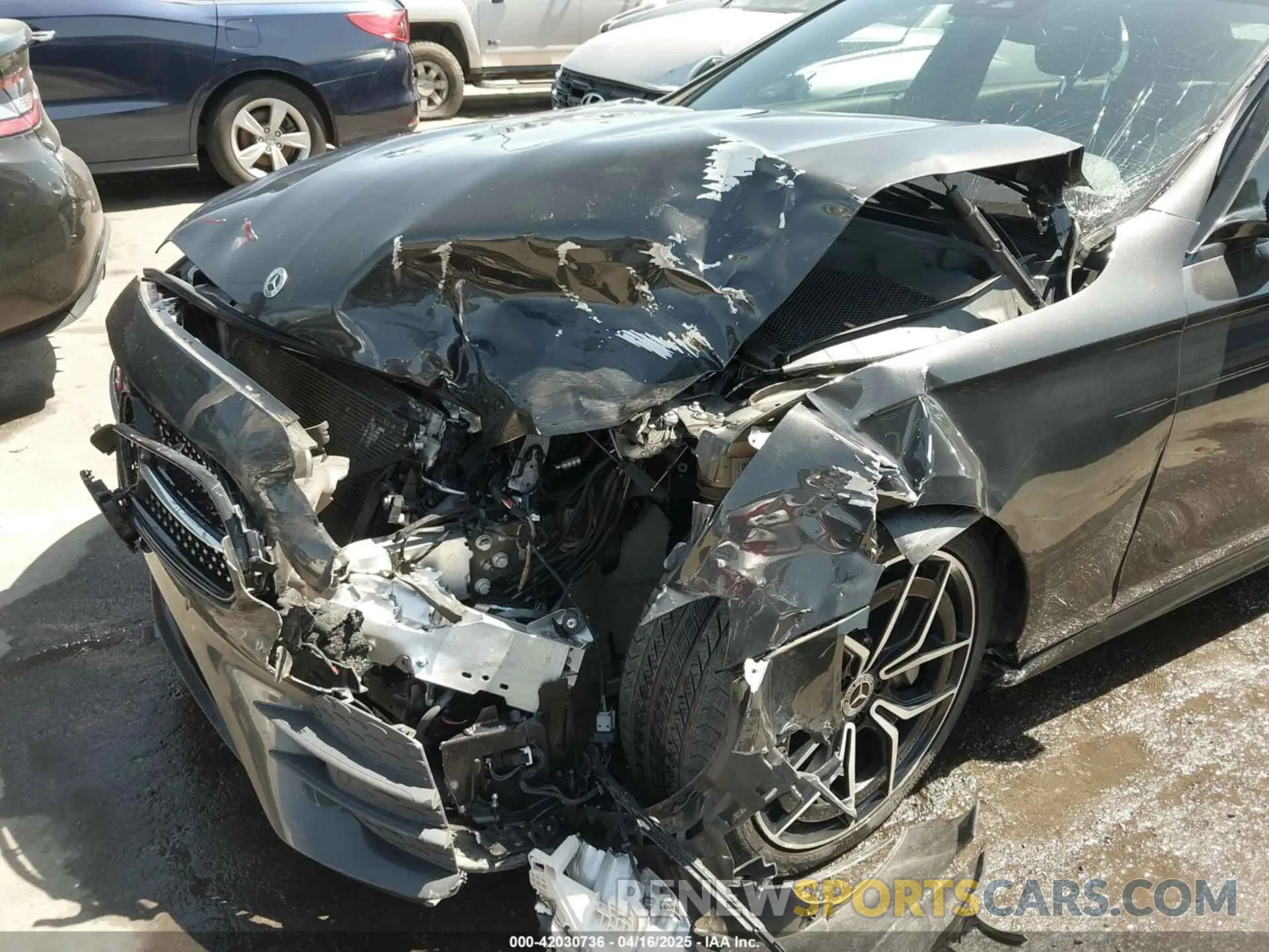 6 Photograph of a damaged car W1KZF8DB5MB001483 MERCEDES-BENZ E 350 2021