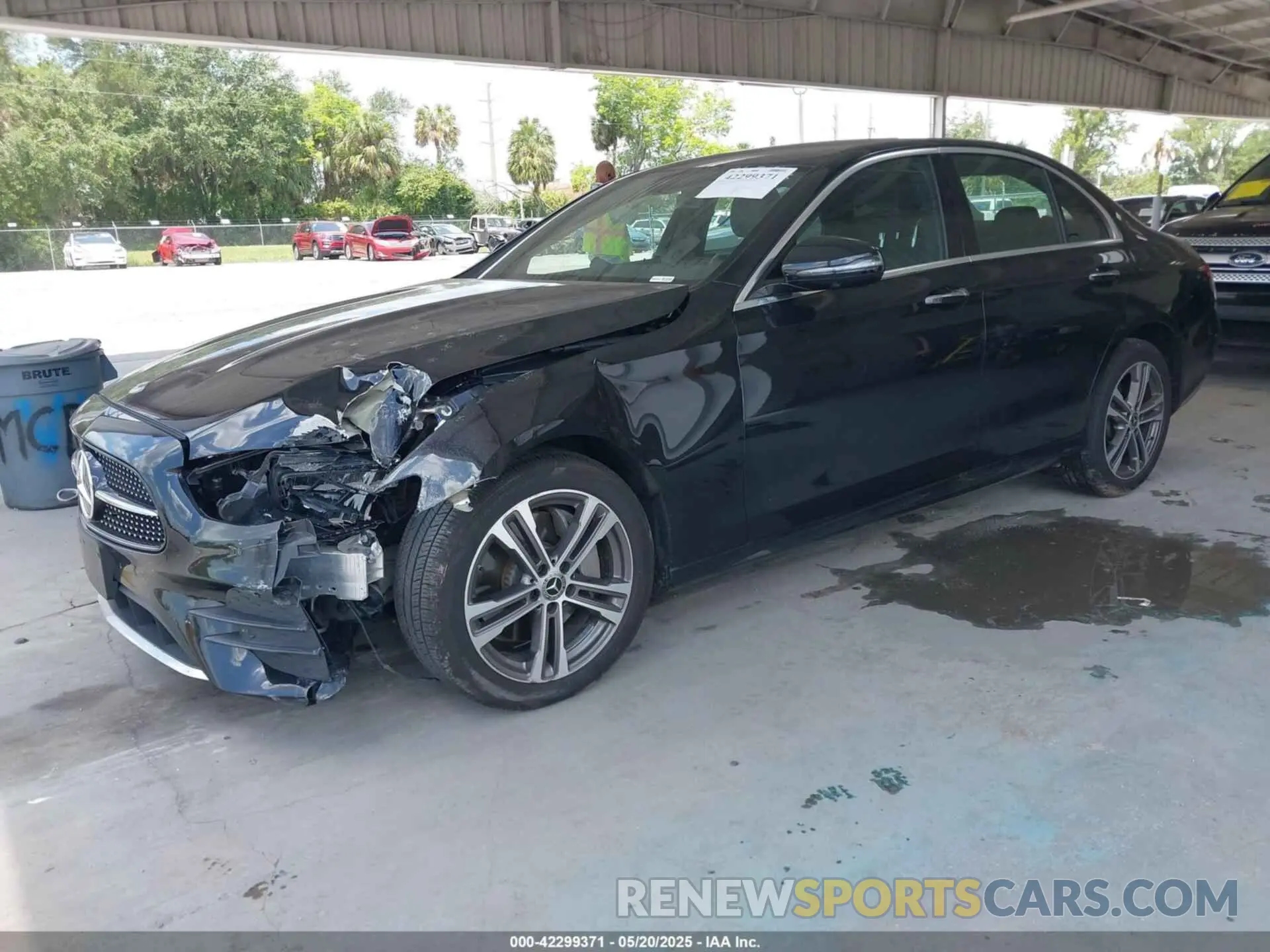 2 Photograph of a damaged car W1KZF8EB8MA873550 MERCEDES-BENZ E 350 2021