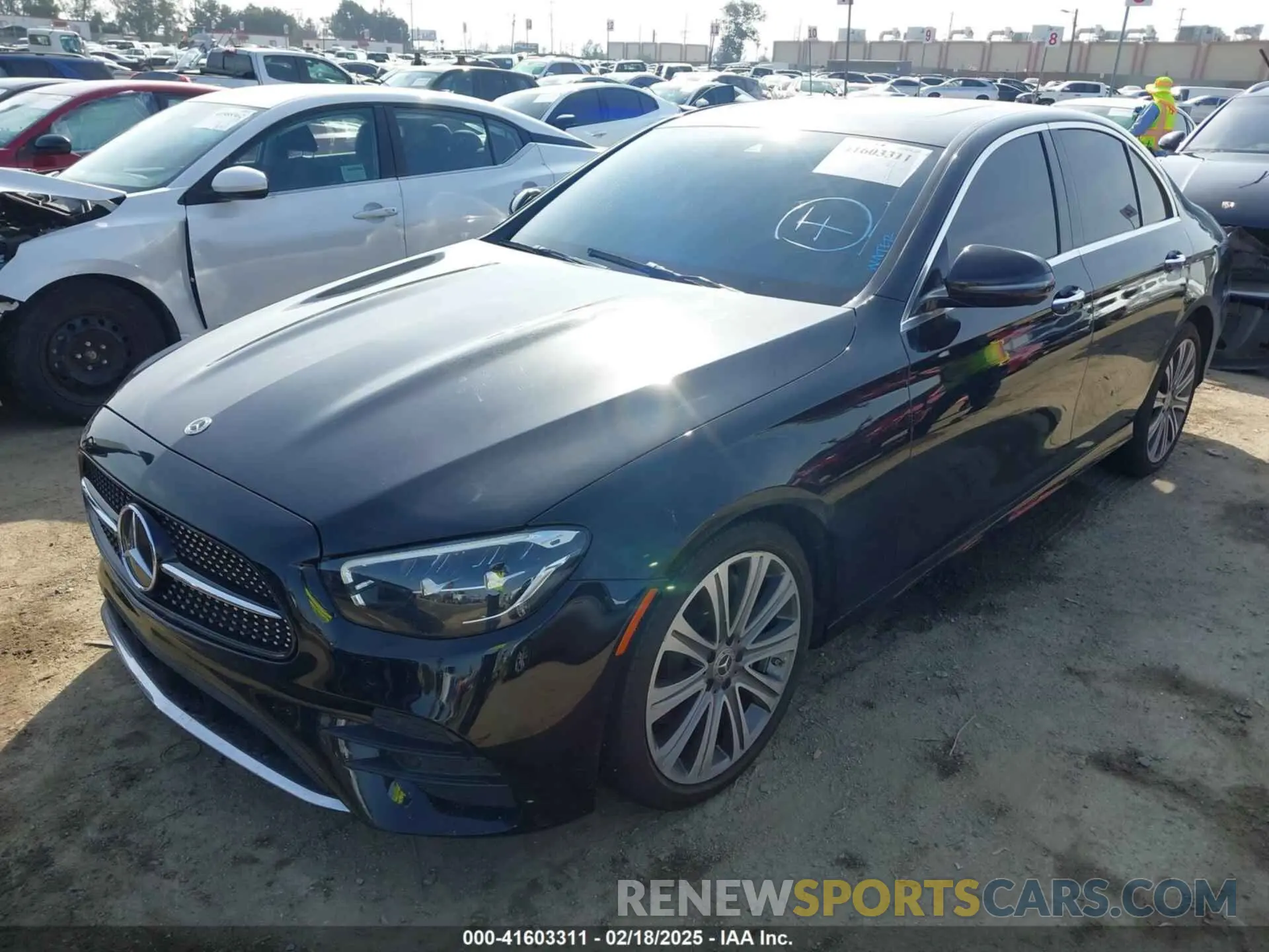 2 Photograph of a damaged car W1KZF8DB6NB026720 MERCEDES-BENZ E 350 2022