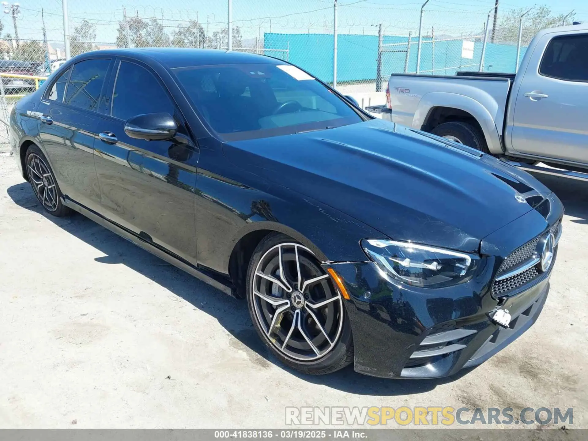 1 Photograph of a damaged car W1KZF8DB6NB056672 MERCEDES-BENZ E 350 2022