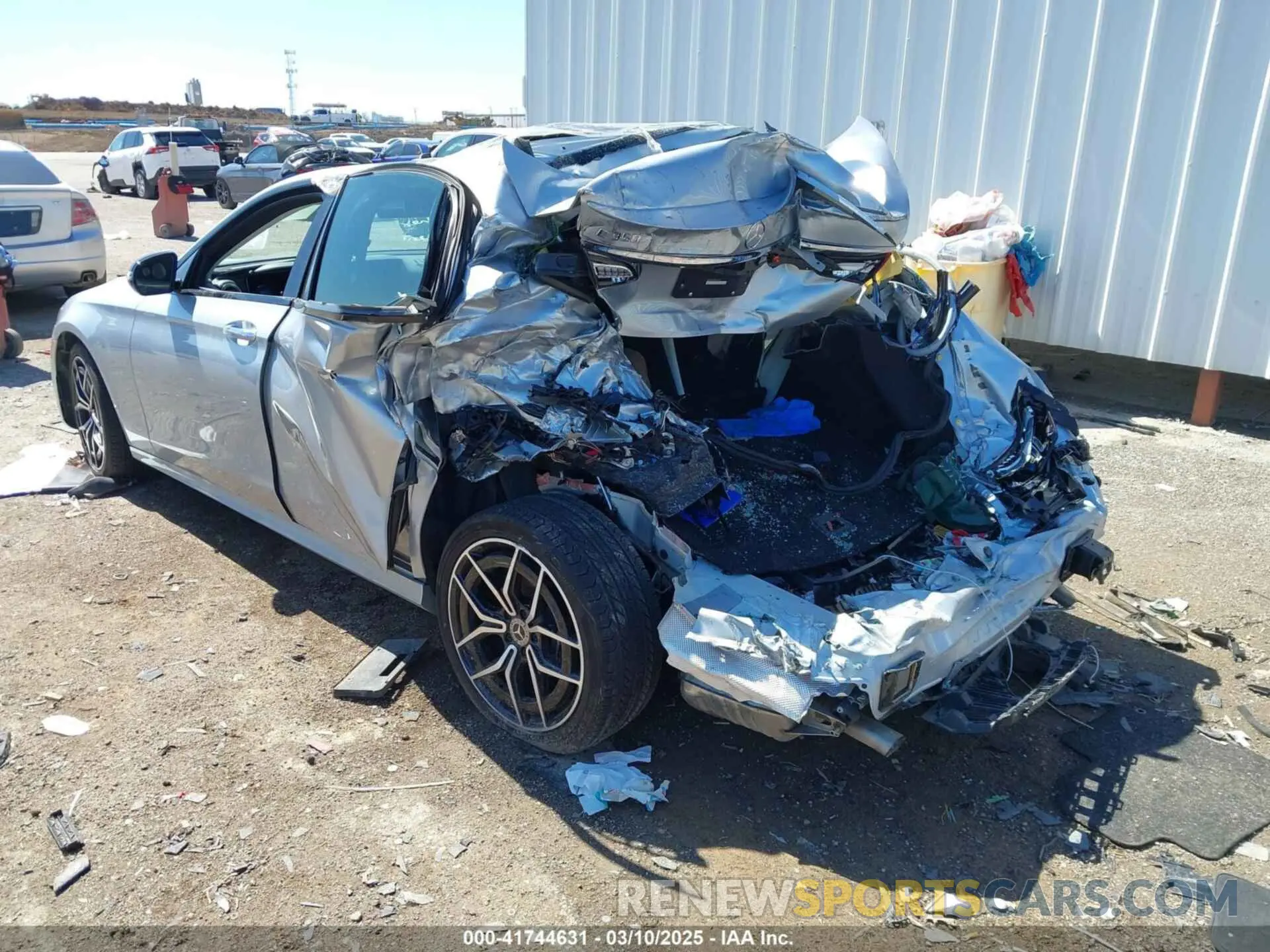 3 Photograph of a damaged car W1KZF8DB0PB162327 MERCEDES-BENZ E 350 2023