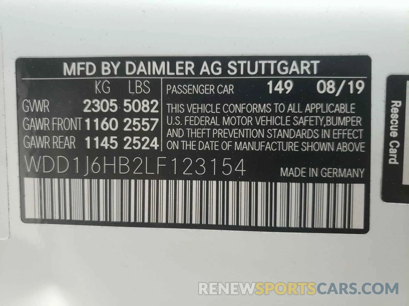 10 Photograph of a damaged car WDD1J6HB2LF123154 MERCEDES-BENZ E 450 2020