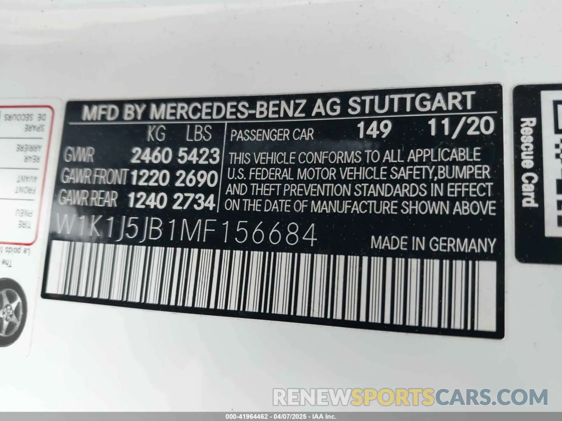 9 Photograph of a damaged car W1K1J5JB1MF156684 MERCEDES-BENZ E 450 2021